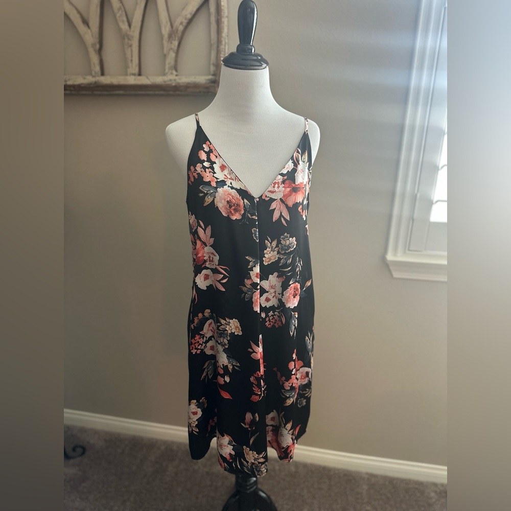 Satin like dress